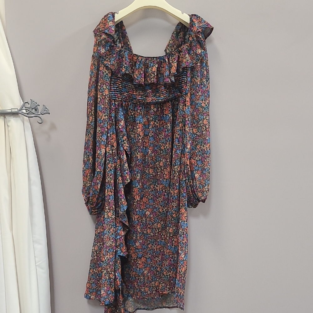 For love & lemons Floral Ruffle Dress